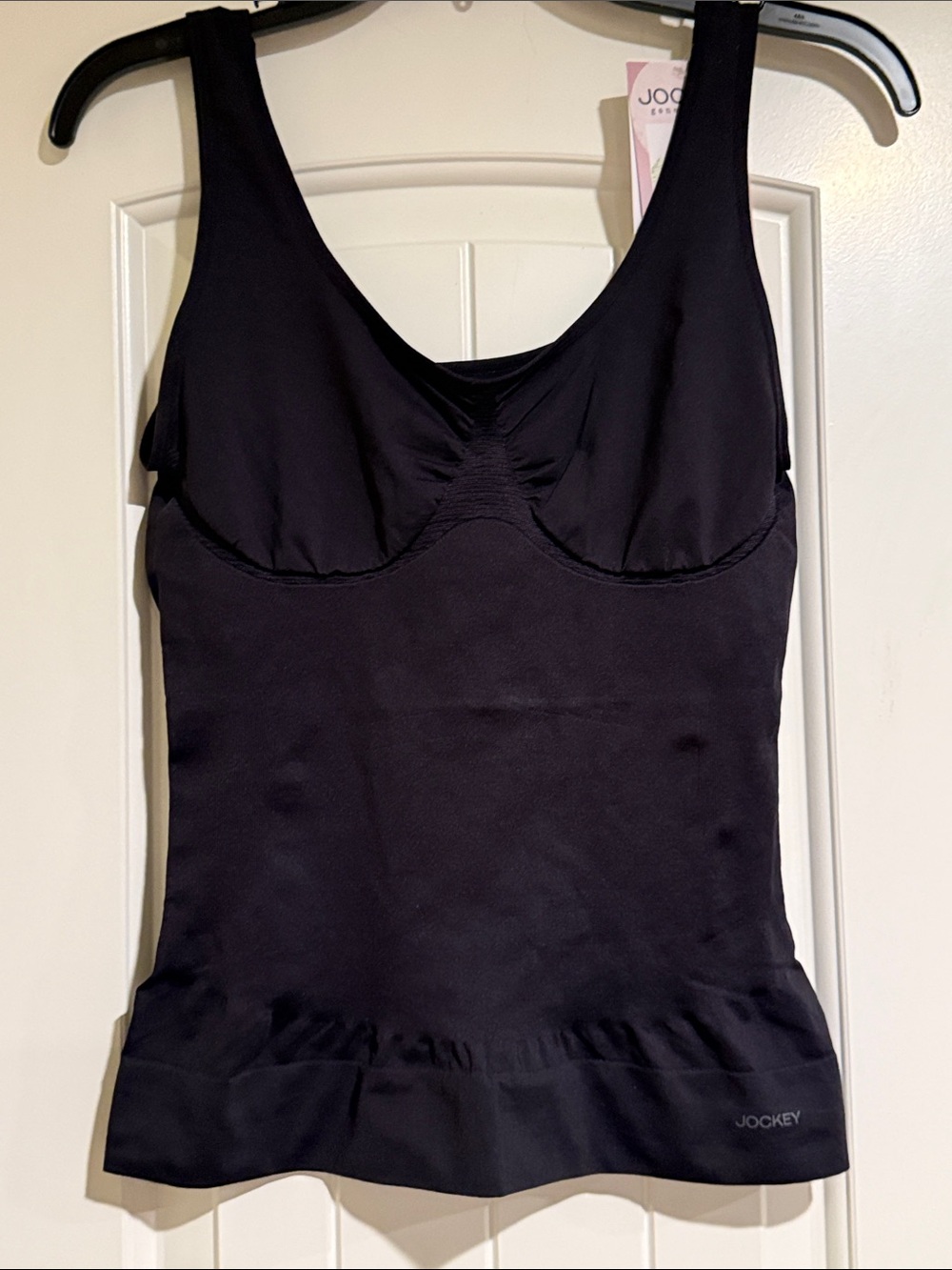 Jockey Black Shaping Tank Top with Built-In Support